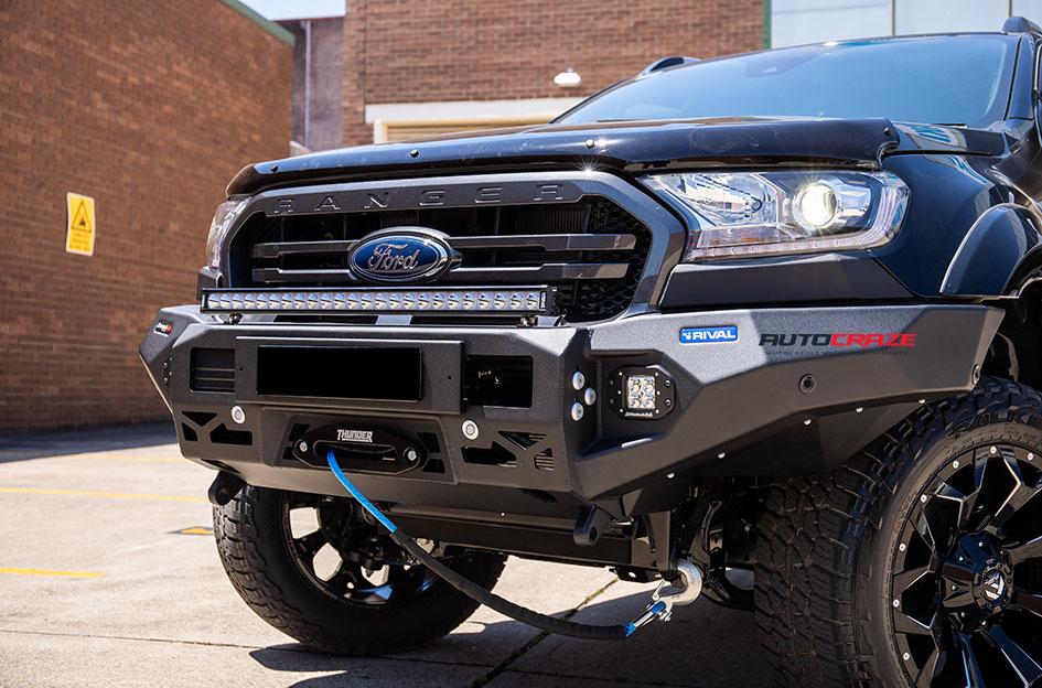 FORD RANGER ASSAULT GLOSS BLACK MILLED ACCENTS
